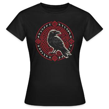 Culture viking nordique Mythologie nordique - T-shirt Femme - noir - Devant - AI Model Female 172 dark (172cm)