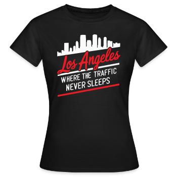 États-Unis États-Unis État d’Amérique Go - T-shirt Femme - noir - Devant - AI Model Female 172 dark (172cm)