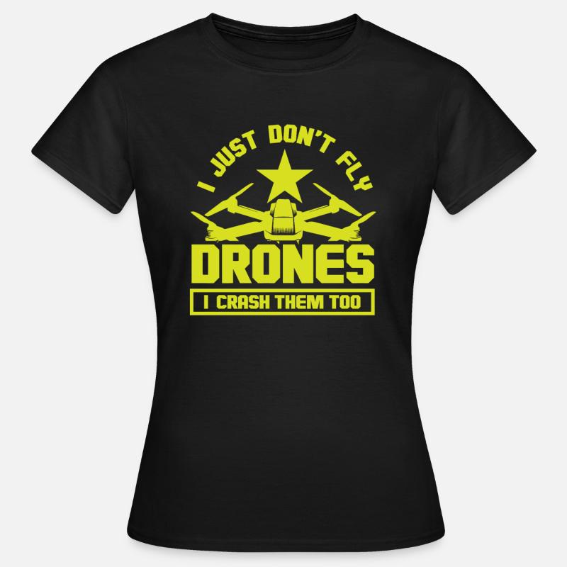 fpv drone pilot - Women's T-Shirt - black