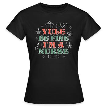 Jollier - T-shirt Femme - noir - Devant - AI Model Female 172 dark (172cm)