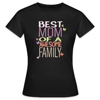 Meilleure maman - T-shirt Femme - noir - Devant - AI Model Female 172 dark (172cm)