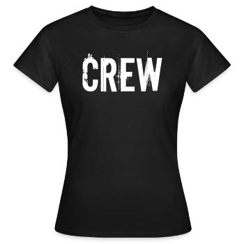 équipage - T-shirt Femme - noir - Devant - AI Model Female 172 dark (172cm)