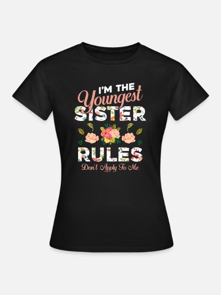 Youngest Sister - Frauen T-Shirt - Schwarz
