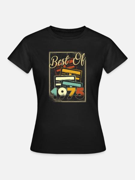 Best of 1975 - Frauen T-Shirt - Schwarz