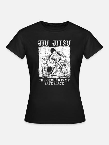 Jiu Jitsu Spruch - Frauen T-Shirt - Schwarz
