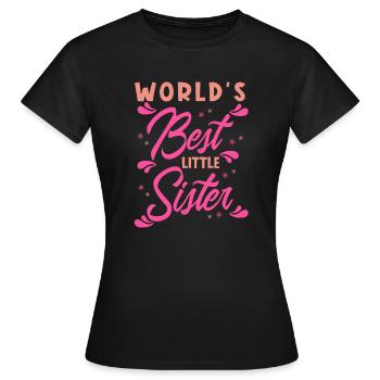 Weltbeste Schwester - Frauen T-Shirt - Schwarz - Vorne - AI Model Female 172 dark (172cm)