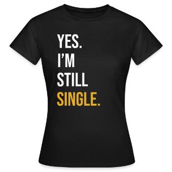 Single Sort Single Day Cadeau - T-shirt Femme - noir - Devant - AI Model Female 172 dark (172cm)