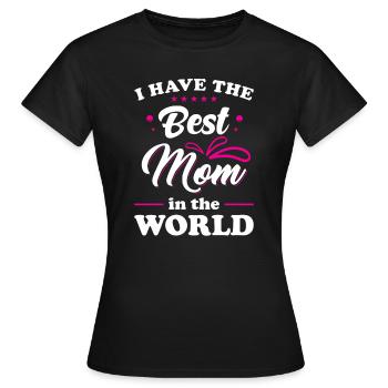 Meilleure maman maman meilleure mère - T-shirt Femme - noir - Devant - AI Model Female 172 dark (172cm)