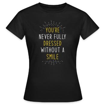Rires Rengaine - T-shirt Femme - noir - Devant - AI Model Female 172 dark (172cm)