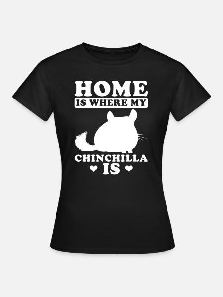 Chinchilla - Frauen T-Shirt - Schwarz