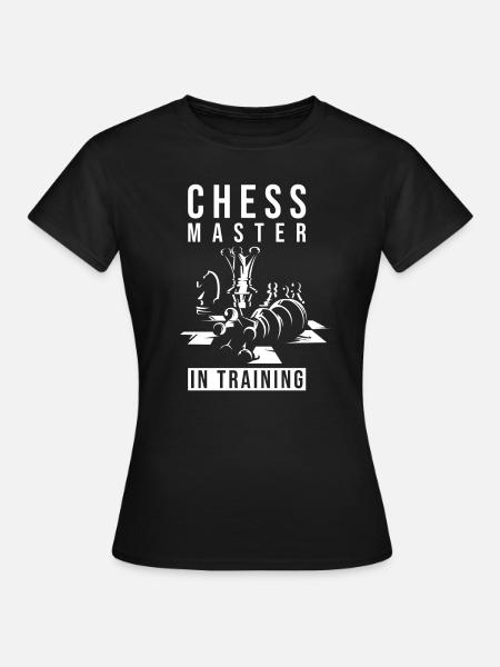 Schachmeister Schach Geschenk - Frauen T-Shirt - Schwarz