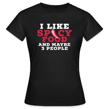 Cuisine de cuisine - T-shirt Femme - noir - Devant - AI Model Female 172 dark (172cm)