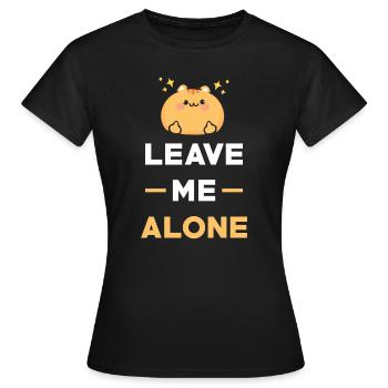 Distance sociale antisociale - T-shirt Femme - noir - Devant - AI Model Female 172 dark (172cm)