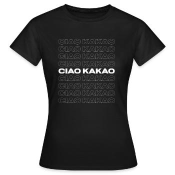 Cacao Ciao - T-shirt Femme - noir - Devant - AI Model Female 172 dark (172cm)