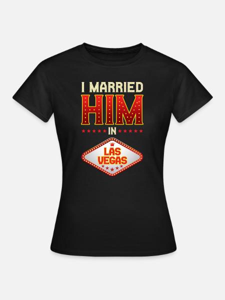 Las Vegas Hochzeit - Frauen T-Shirt - Schwarz