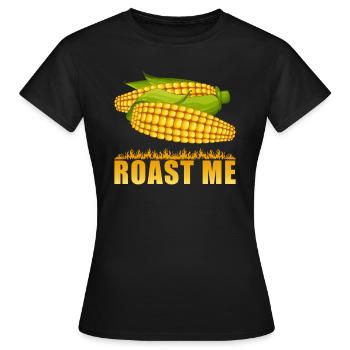 Mais - Frauen T-Shirt - Schwarz - Vorne - AI Model Female 172 dark (172cm)