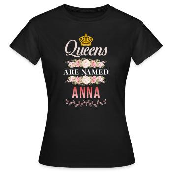 Anna Spruch Gift - Women's T-Shirt - black - Front - AI Model Female 172 dark (172cm)