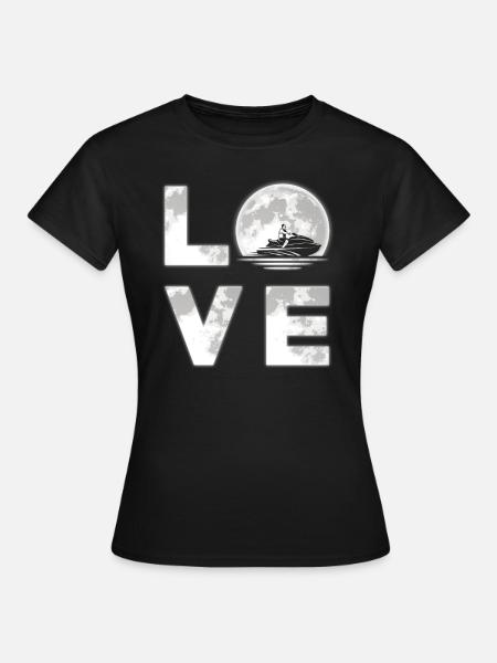 Jetski - Frauen T-Shirt - Schwarz