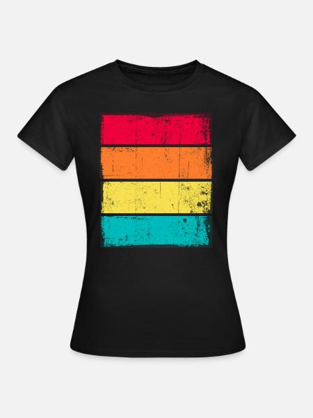 Sunset Grunge Hintergrund - Frauen T-Shirt - Schwarz