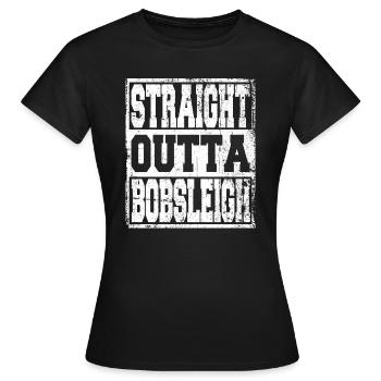 Bob sledge saying funny - Women's T-Shirt - black - Front - AI Model Female 172 dark (172cm)