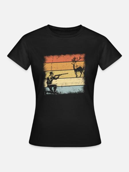 Jäger Geschenke - Frauen T-Shirt - Schwarz