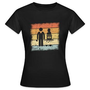 Cadeau sculpteur - T-shirt Femme - noir - Devant - AI Model Female 172 dark (172cm)