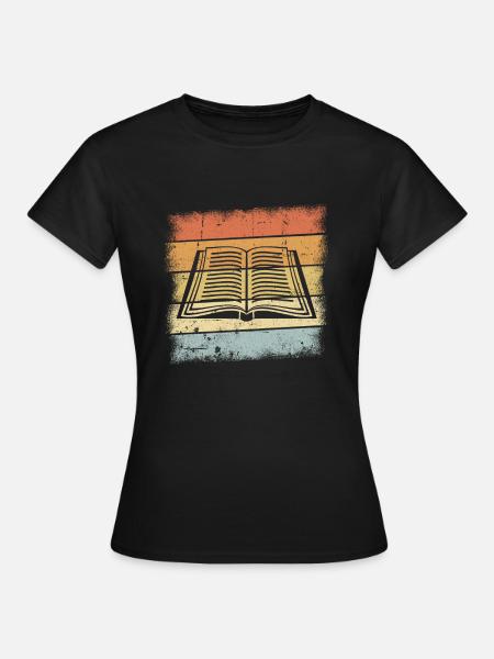 Lesen Hobby - Frauen T-Shirt - Schwarz