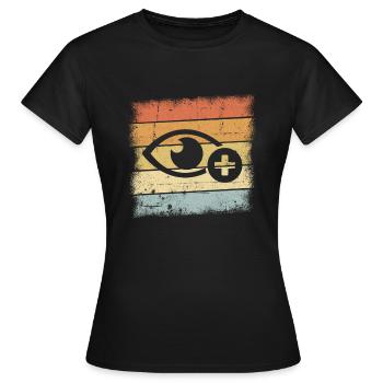 Optiker - Frauen T-Shirt - Schwarz - Vorne - AI Model Female 172 dark (172cm)