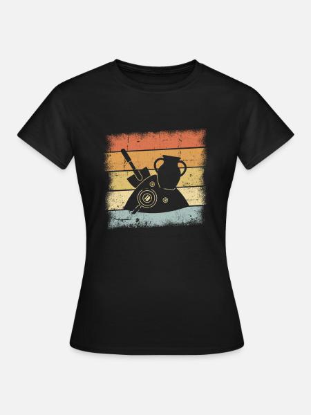 Archäologe - Frauen T-Shirt - Schwarz