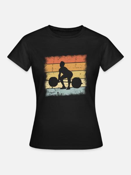 Gewichtheber Geschenk - Frauen T-Shirt - Schwarz