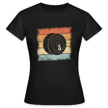 Cymbal Instrument - Women's T-Shirt - black - Front - AI Model Female 172 dark (172cm)