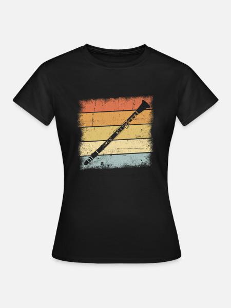 Klarinette - Frauen T-Shirt - Schwarz