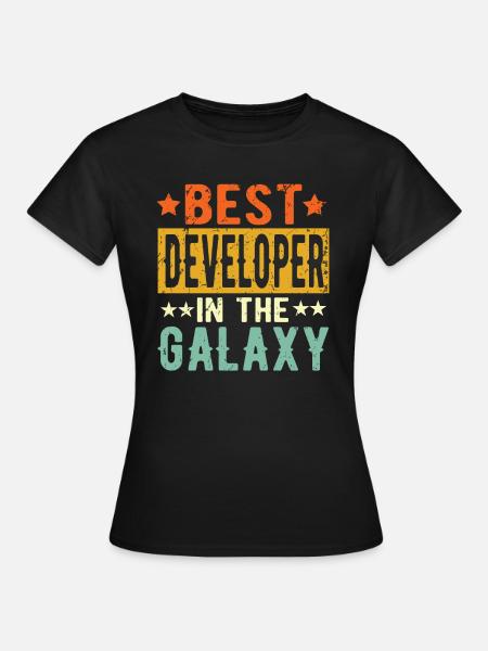 Best Entwickler ever Entwickler Geschenk - Frauen T-Shirt - Schwarz