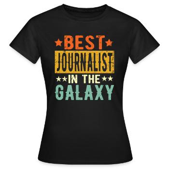 Best Journalist ever Journalist Geschenk - Frauen T-Shirt - Schwarz - Vorne - AI Model Female 172 dark (172cm)
