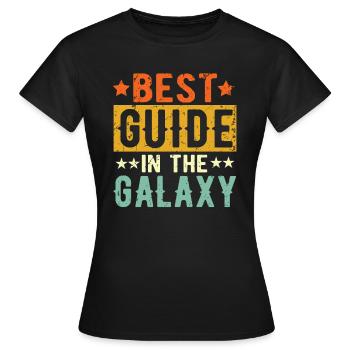 Meilleur guide jamais Guide Cadeau - T-shirt Femme - noir - Devant - AI Model Female 172 dark (172cm)