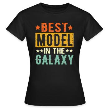 Best Model ever Model Gift - Women's T-Shirt - black - Front - AI Model Female 172 dark (172cm)