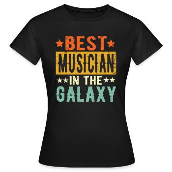 Best Musician Ever Musician Gift - Women's T-Shirt - black - Front - AI Model Female 172 dark (172cm)