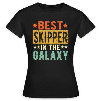 Best Skipper ever Skipper Geschenk - Frauen T-Shirt - Schwarz - Vorne - AI Model Female 172 dark (172cm)