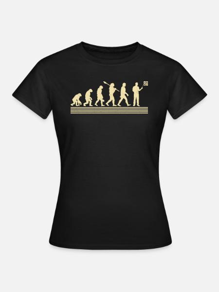 Evolution Des Mathelehrers - Frauen T-Shirt - Schwarz