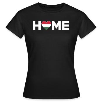 Hongrie Patrie Hongrie Drapeau Hongrie Amour - T-shirt Femme - noir - Devant - AI Model Female 172 dark (172cm)