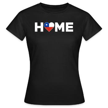 Chile Heimat Chile Flagge Chile Liebe - Frauen T-Shirt - Schwarz - Vorne - AI Model Female 172 dark (172cm)