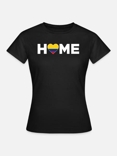 Colombia Homeland Colombia Flag - Women's T-Shirt - black
