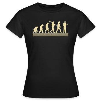 Evolution Of The High School Teacher - Women's T-Shirt - black - Front - AI Model Female 172 dark (172cm)