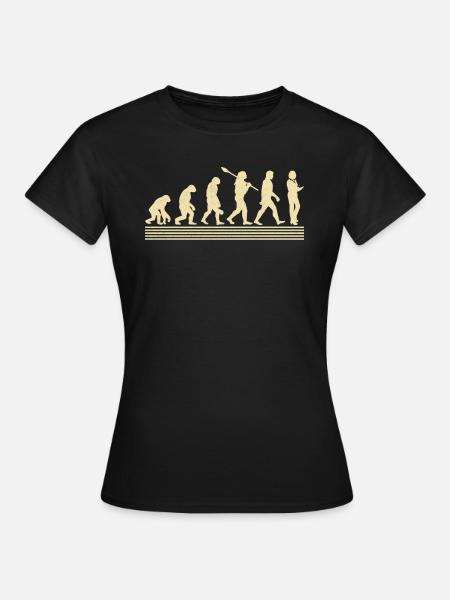 Evolution Des Veranstaltungsplaners - Frauen T-Shirt - Schwarz
