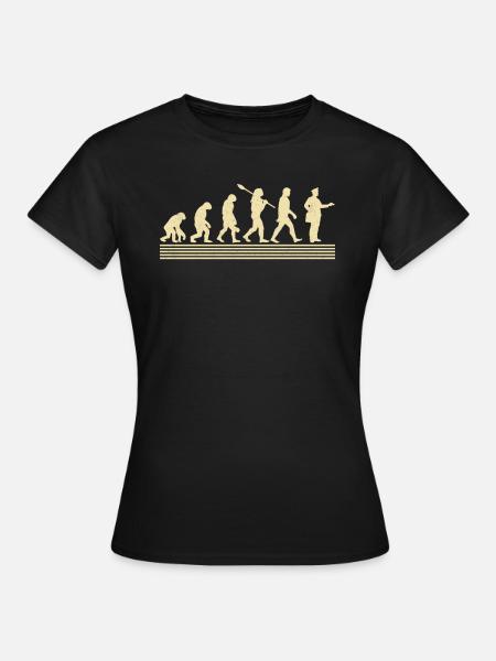 Postman-evolution - Frauen T-Shirt - Schwarz