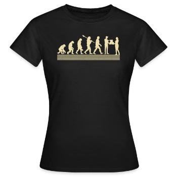 Package carrier evolution - Women's T-Shirt - black - Front - AI Model Female 172 dark (172cm)