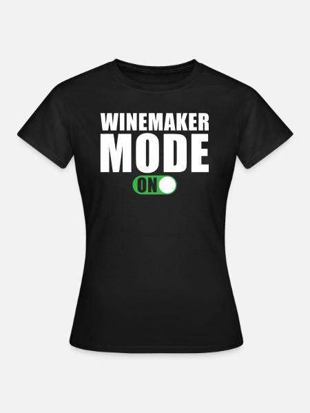 Winzer modus Ein - Frauen T-Shirt - Schwarz