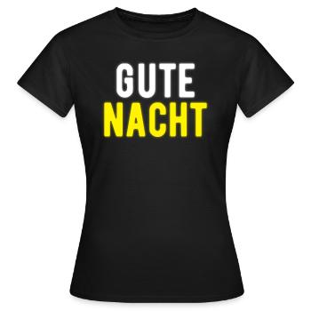 Gute Nacht - Frauen T-Shirt - Schwarz - Vorne - AI Model Female 172 dark (172cm)