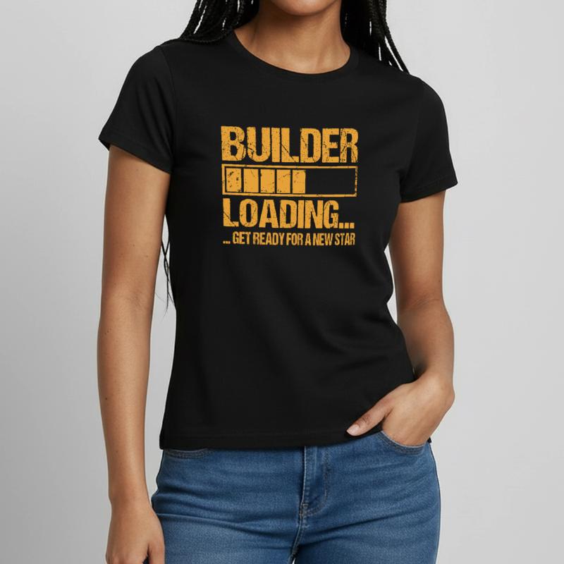 Construction workers loading Construction worker training Women's T-Shirt