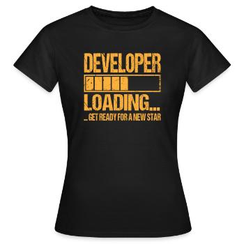 Developer loading Developer Training - Women's T-Shirt - black - Front - AI Model Female 172 dark (172cm)